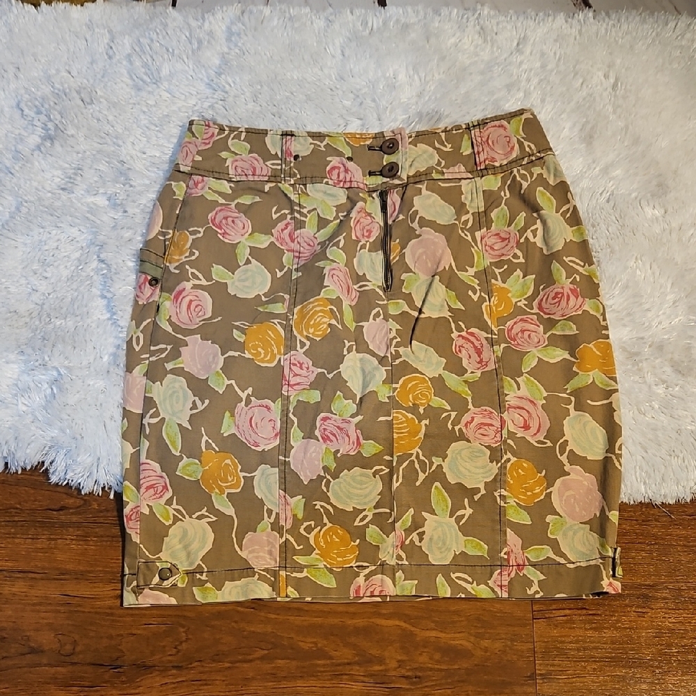 Hei Hie Floral Print Women's Skirt Size‎ 6